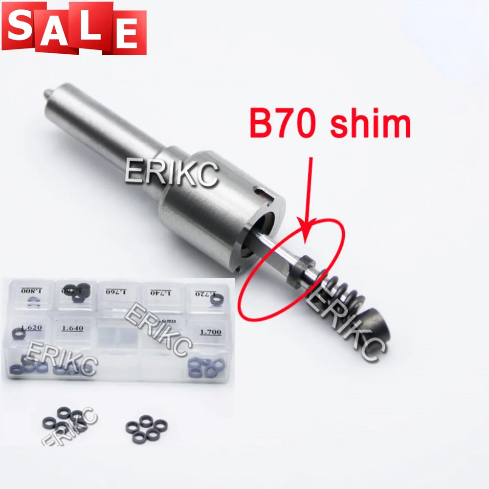 

B70 Shims Size 1.62-1.80mm Piezo Injector Nozzle Adjust Gaskets Diesel Repair Washer Parts for Bosch Pizeo Injection