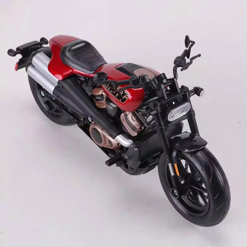 1:12 Scale 2024 Sportster S Motorcycle Simulation Alloy Model Static Display Collectible Toy Gift Souvenir Decoration Ornament
