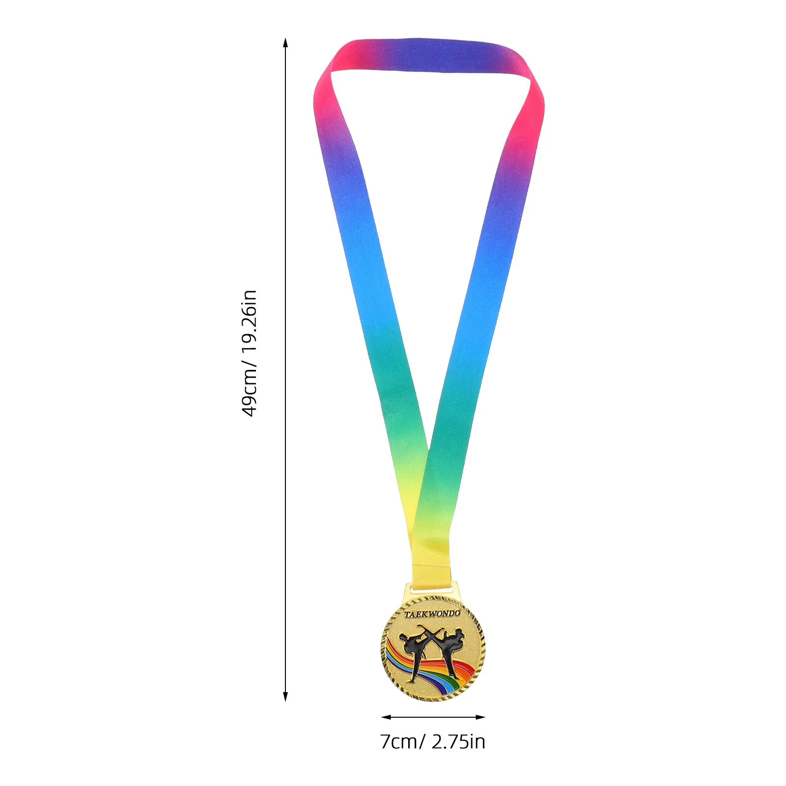 1 قطعة وسام التايكوندو الذهب سبائك الزنك الرياضة المنافسة جائزة لأحداث فنون الدفاع عن النفس الفائز جائزة الكأس فريق الرياضة #5