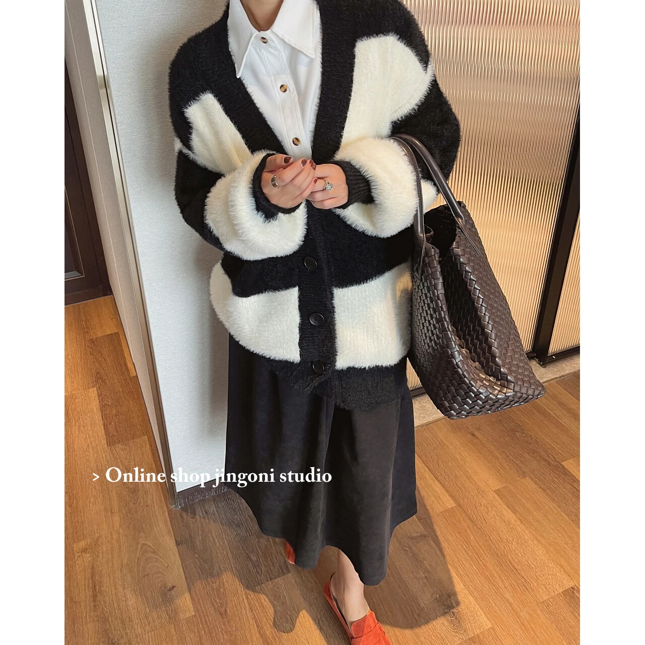 2022 Women Plaid Striped Faux Fur Teddy Jackets Blazers Trench Coats Y2k Clothes Parkas Winter Oem Stylish Cardigans Top Warm