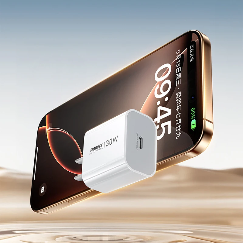 HAPPOIRO PD 30W Kabel do szybkiego ładowania Type C do iPhone 17 16 15 Pro Max, adapter ładowarki do iPada, ładowarki ścienne z wtyczką EU, 1m 2m — zdjęcie produktu 2