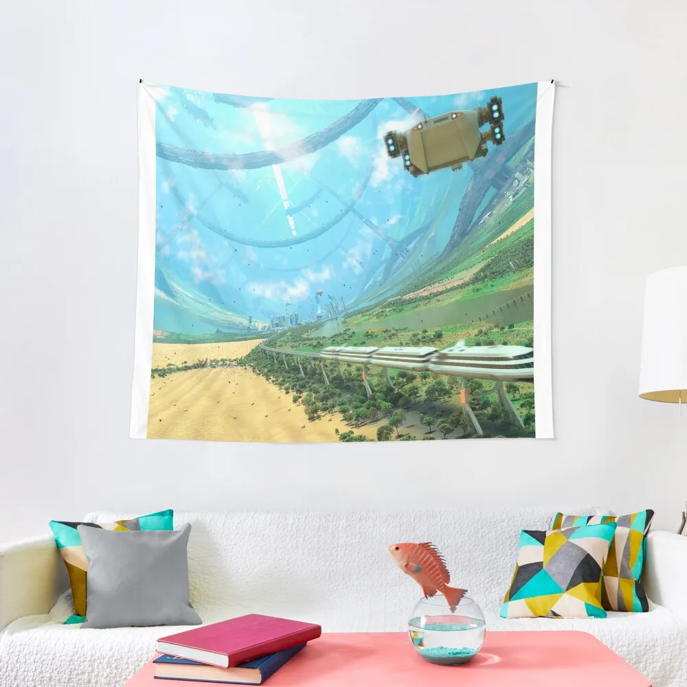 

O'Neill Cylinder Interior - V2 Tapestry Wall Coverings Bedroom Deco House Decor Tapestry