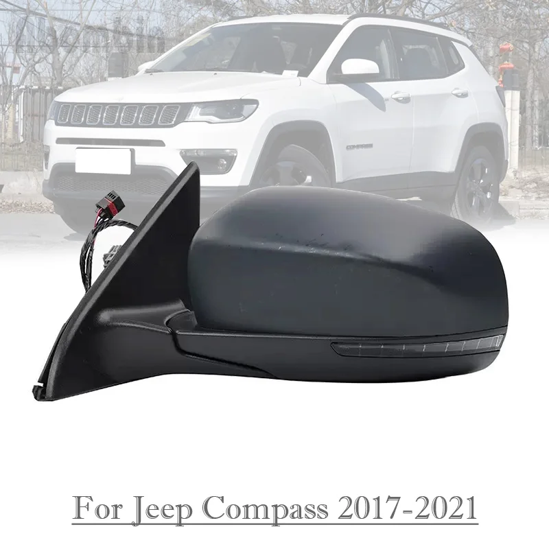 Car Door Wing Rearview Mirror Assy Side Mirror Assembly For Jeep Compass 2017 2018 2019 2020 2021