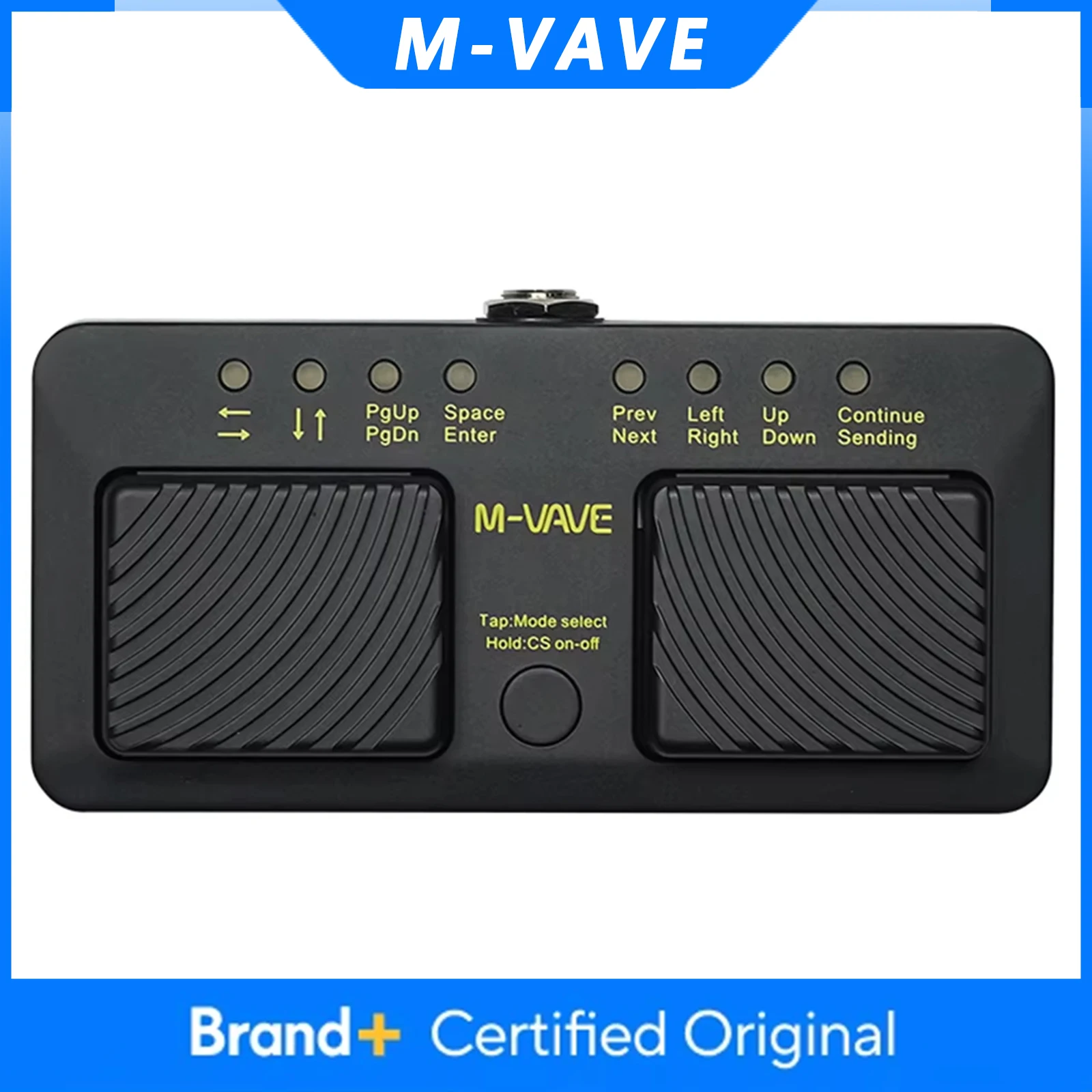 

M-VAVE Cube Turner Pro Беспроводная Bluetooth Page Turner USB Перезаряжаемая бесшумная педаль для iPad iPhone Планшет Смартфон