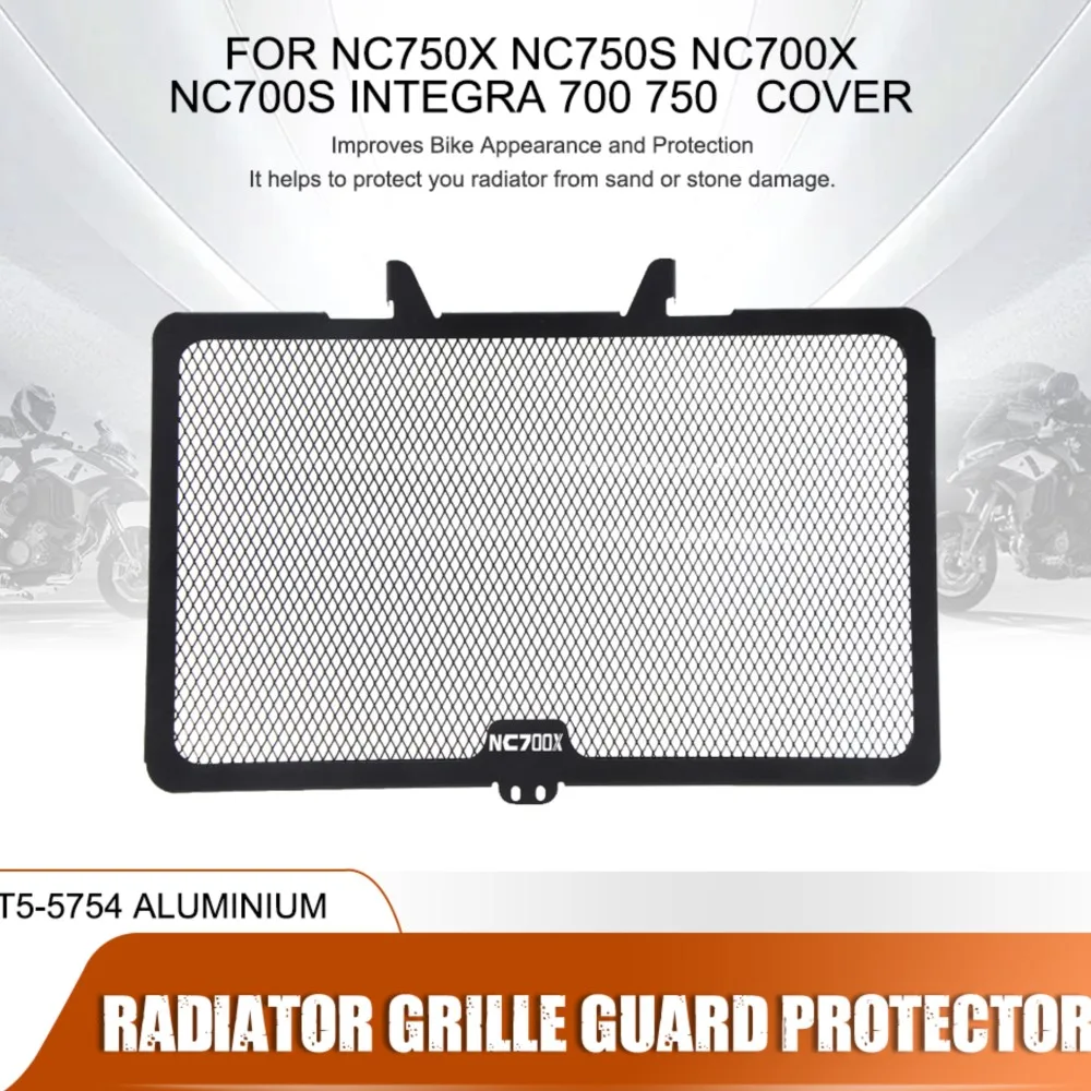 

For HONDA NC750X NC750S NC700X NC700S Integra 700 750 Accessories Radiator Guard Grille Protective Cover Protector Grill Cover