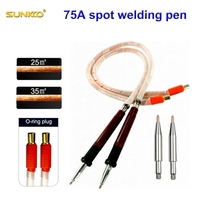 Spot Welding Pen High Power Pulse Large Single Battery 75A Split Spot Welding Pen For 737DH 811A 801H Spot Welding Machine