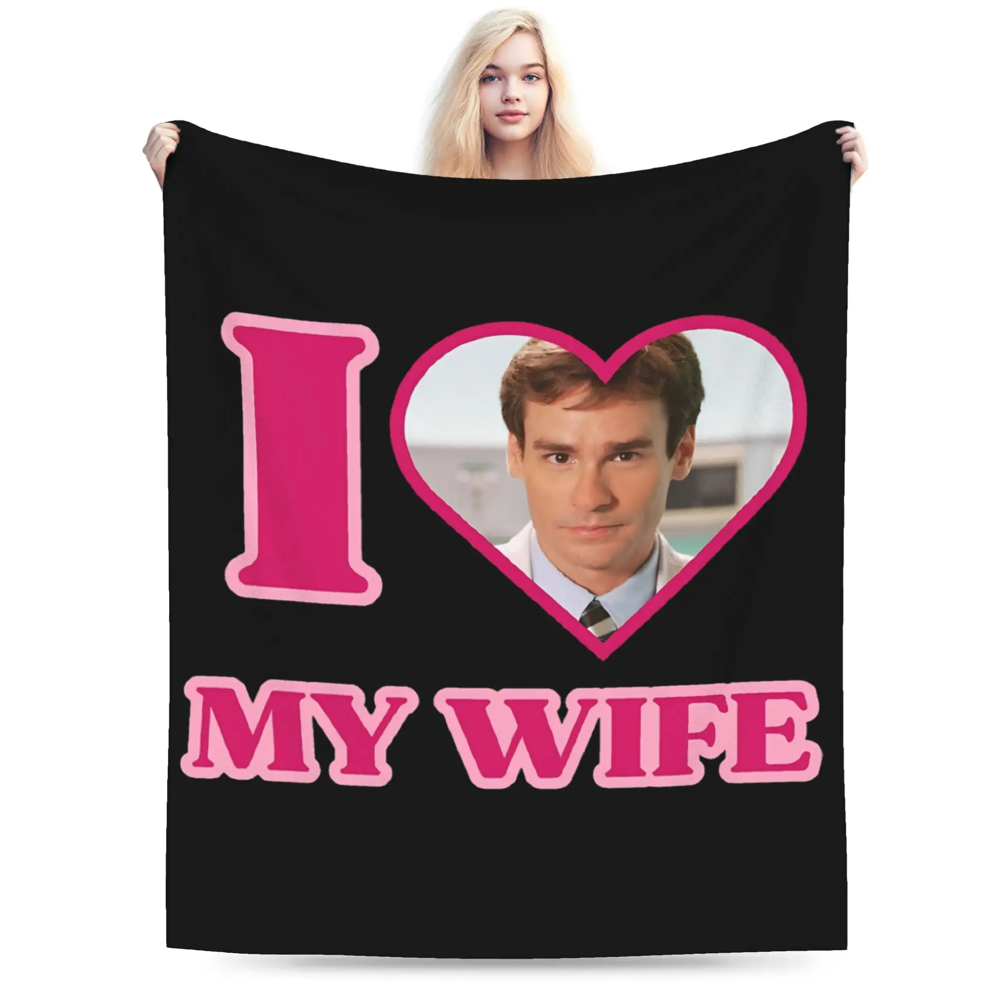 I Love James Wilson House MD Blankets Flannel Printed  Multi-function Soft Throw Blanket for Home Office Bedding Throws