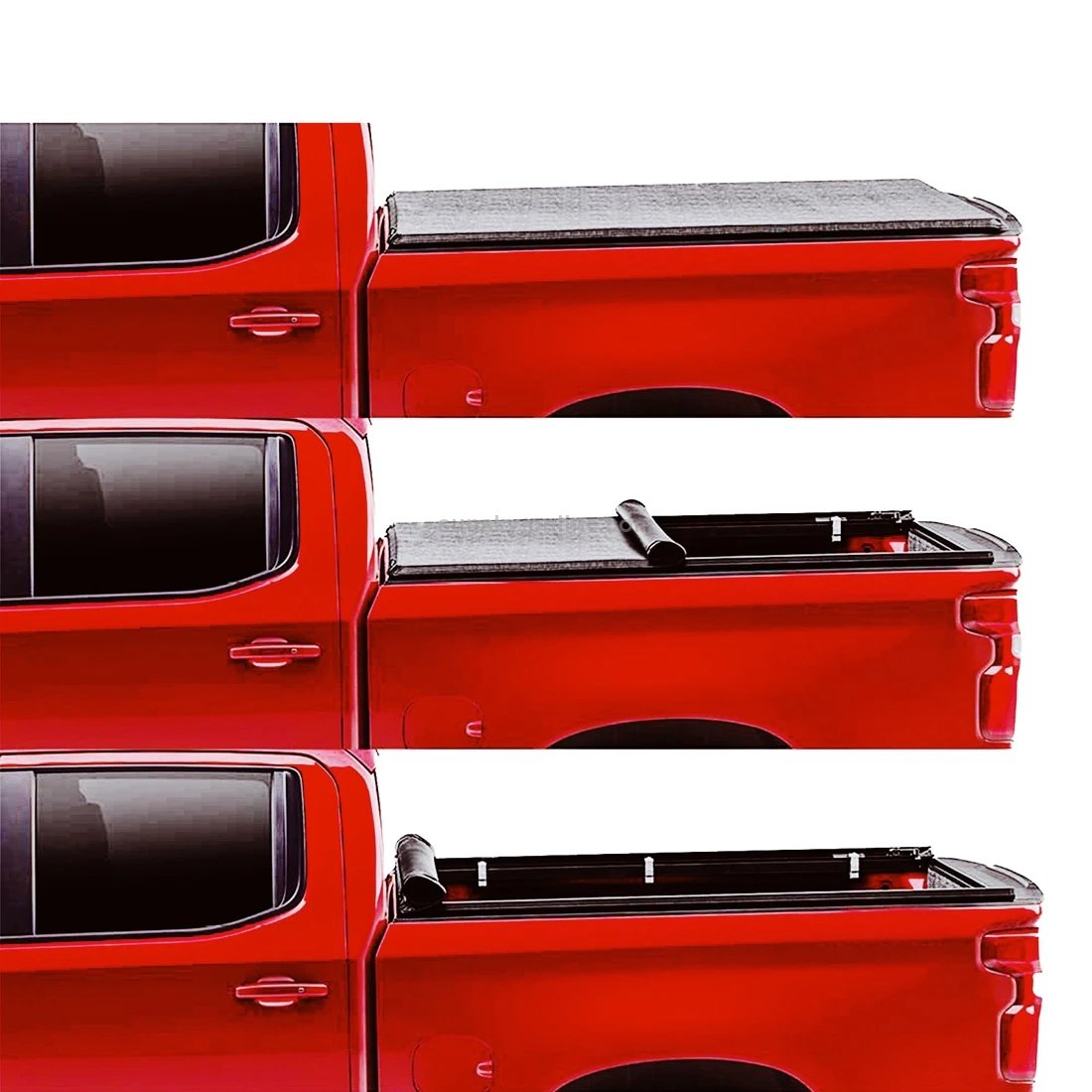[US warehouse] Pickup soft roll cover for 2004-2014 Ford F-150/2006-2008 Lincoln Mark LT Size: 6.5 feet bed