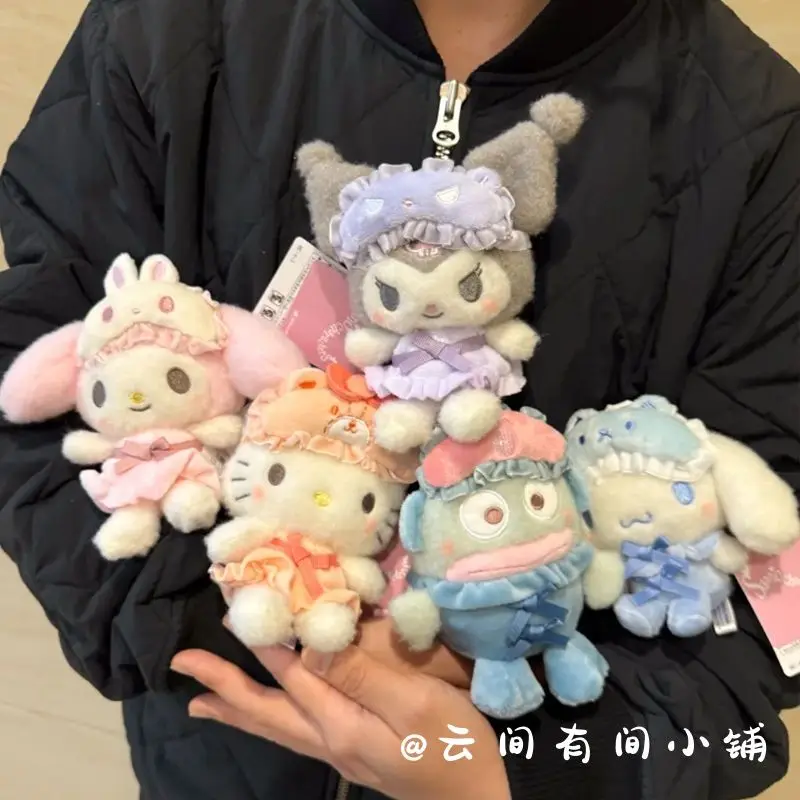 

My Melody Hangyodon Anime Kawaii Sanrio Bag Pendant Decoration Cute Cartoon Baby Lovely Doll Christmas Gifts Toys for Kids
