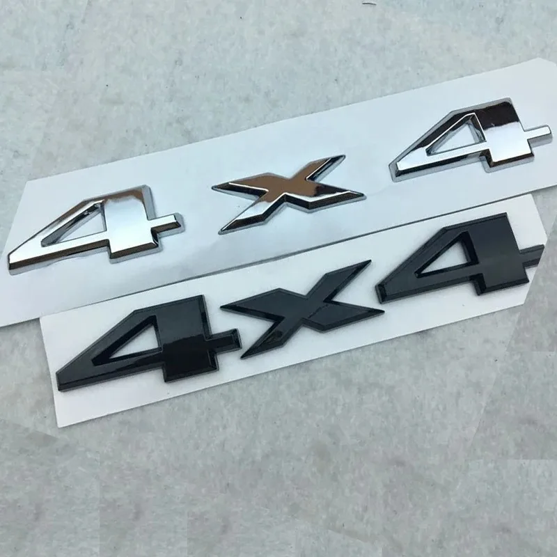 

1 Piece 4X4 3D Car Decal Car Body Rear Fender Sticker Emblem Sport Chrome Badge