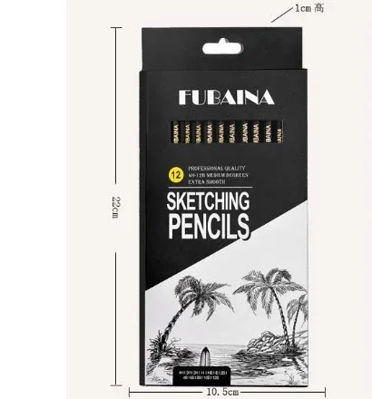 Professional Drawing Sketching Pencil Set, 12 Pieces Art Pencils Graphite Shading Pencils for Beginners & Pro Artists