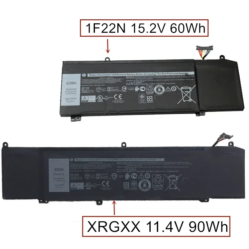 100% New XRGXX Laptop Battery for Dell Alienware M15 ALW15M-D1735R,M17 ALW17M-D2726S,G5 15 5590,G7 7590 P82F,7790 P40E P79F