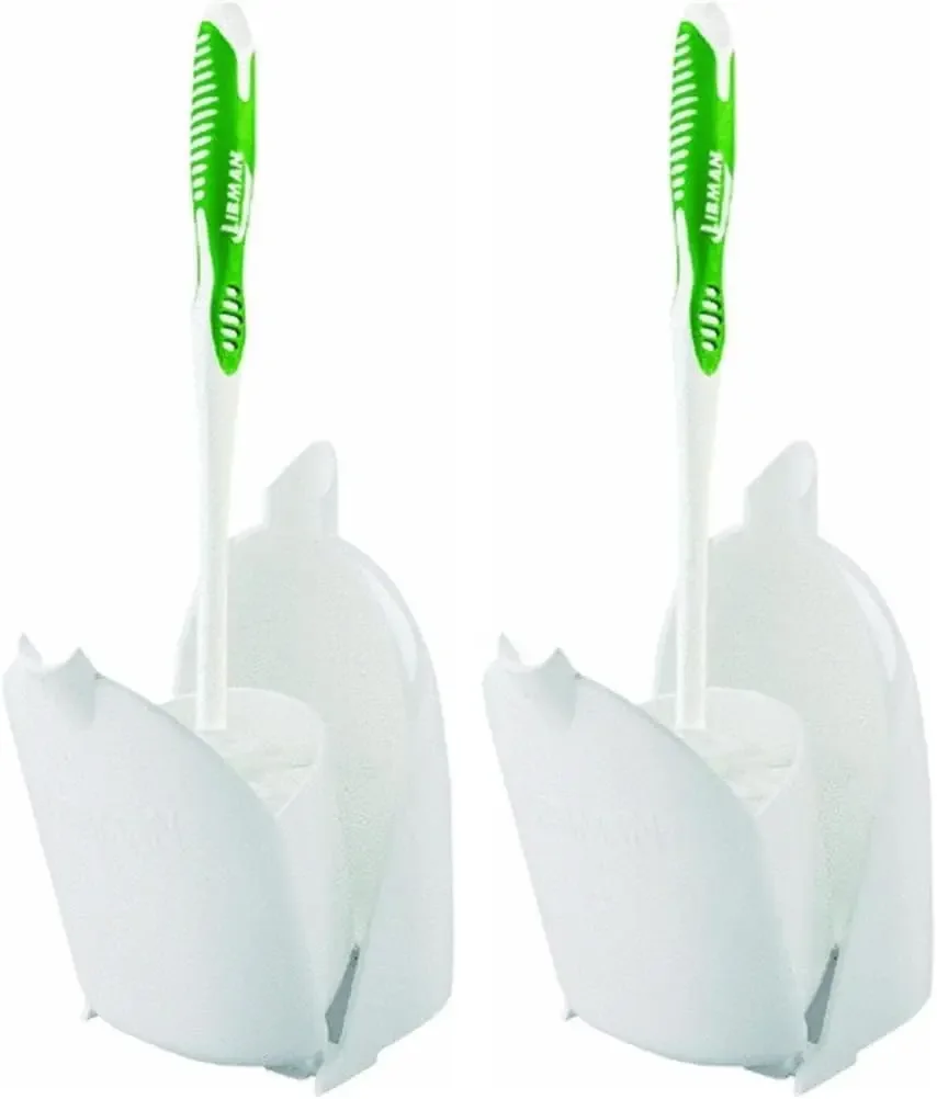 

40 designer bowl brushes and caddy with hygienic design (2-piece set)