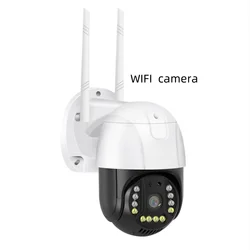 WIFI PTZ Camera 1080P 3MP Fixed Lens Outdoor Waterproof 8pcs Led IR 30m Two Way Audio CCTV Surveillance APP Remote Auto Tracking
