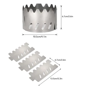 Ultralve Schleifenschleifenschreien Titan Alkoholherd, Windschutzscheiben im Freien, 2-in-1 Hauptverkäufe nautischer Gasherd - №2