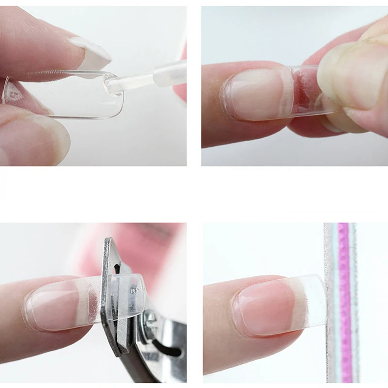 1PC 10ML Portable Strong Nail Glue Adhesive With Brush False Nails Glitter Acrylic with Brush for Daily Uses