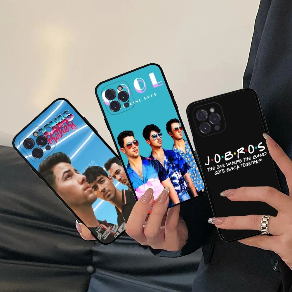 Band J-Jonas B-Brothers Phone Case Silicone Soft for iphone 16 15 14 13 12 11 Pro Mini XS MAX Plus X Cover