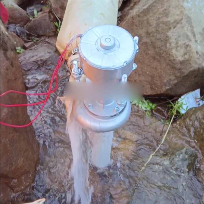Home-use Miniature Hydroelectric Generator, Tilting Hydroelectric Generator, Aluminum Alloy Belt Generator