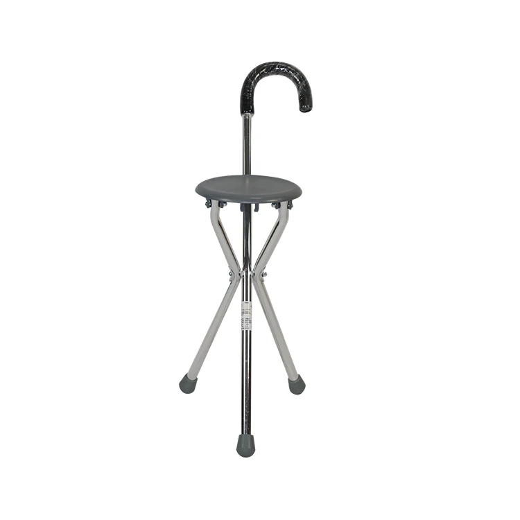 Hot sale Folding Stool Walking Stick Walking Stick Cane Chair With Seat