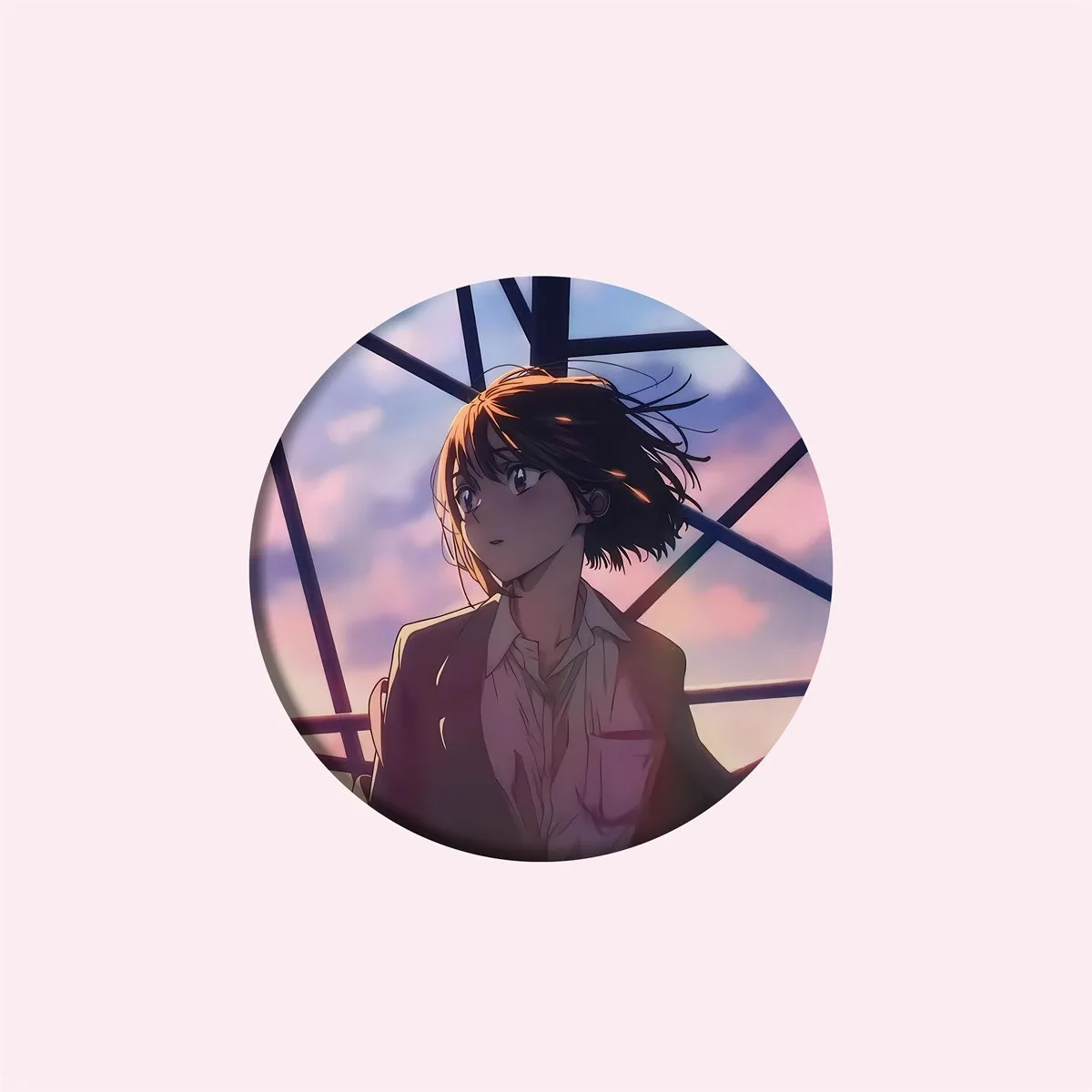 58mm Anime Scatola Blu Kano Chinatsu Chōno Hina COSTUME Cosplay Distintivo Spilla SPTE Spilla in banda stagnata ﻿   Prop Gilf