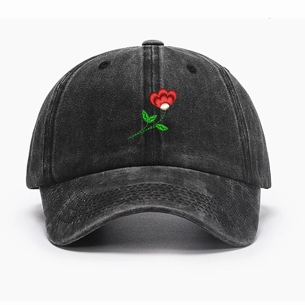 ✨   Шапка для папы из стираного хлопка с цветочным принтом |   Кепка унисекс с 3D-вышивкой для садоводства/покупки ✨