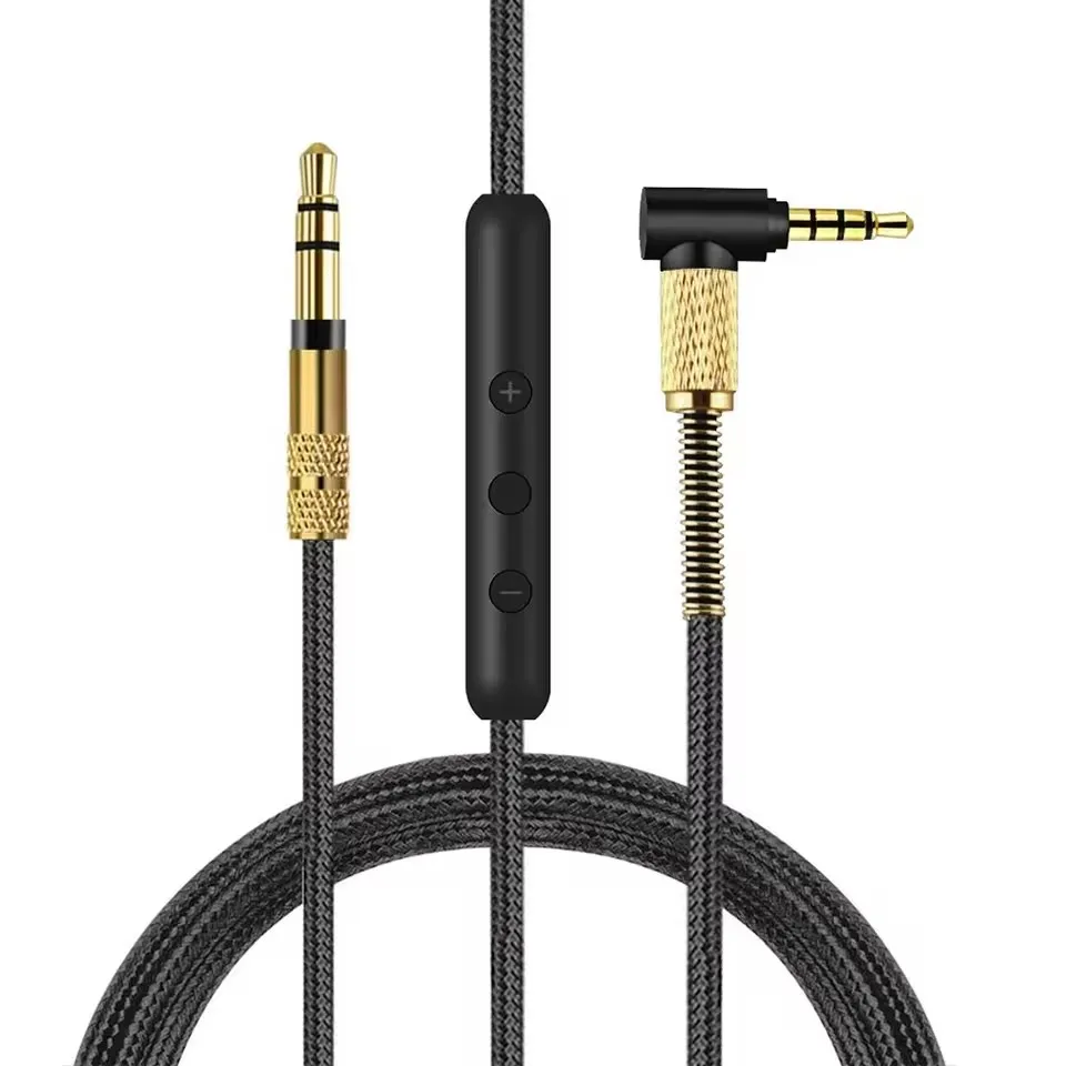 استبدال النايلون مضفر كابل مساعد تمديد الحبل لسوني MDR-10RBT MDR-10R MDR-1A XB950 Z1000 سماعات