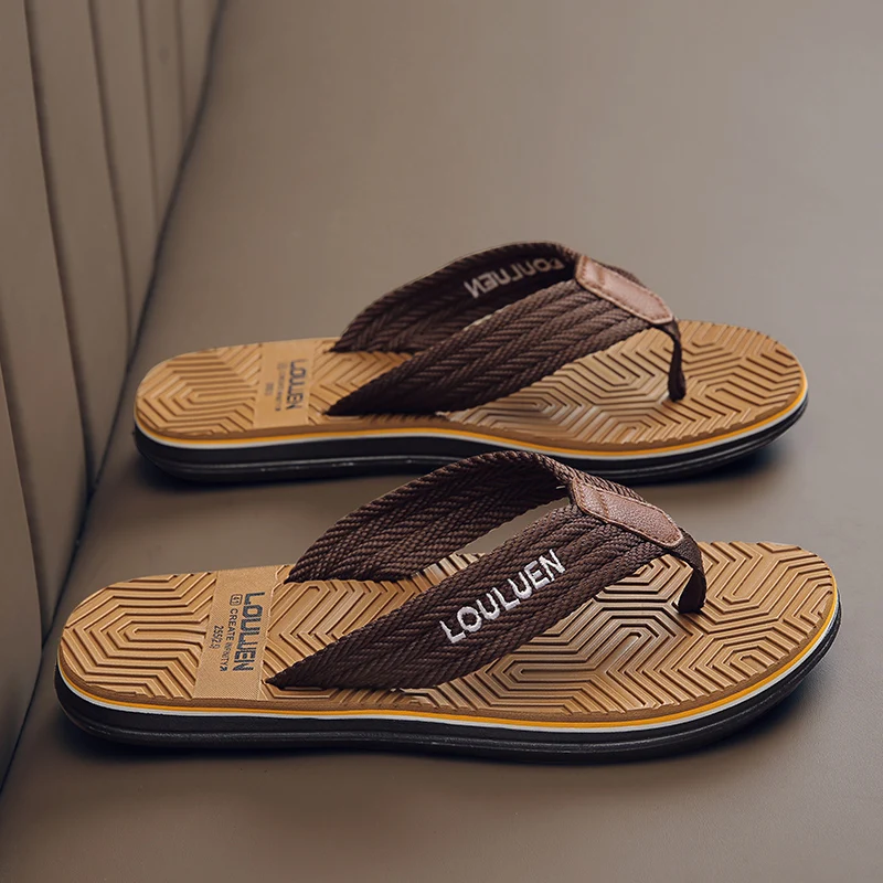 Men's new flip flops super comfortable and fashionable men's summer slippers classic version cool flip flops men's shoes beach s image 4
