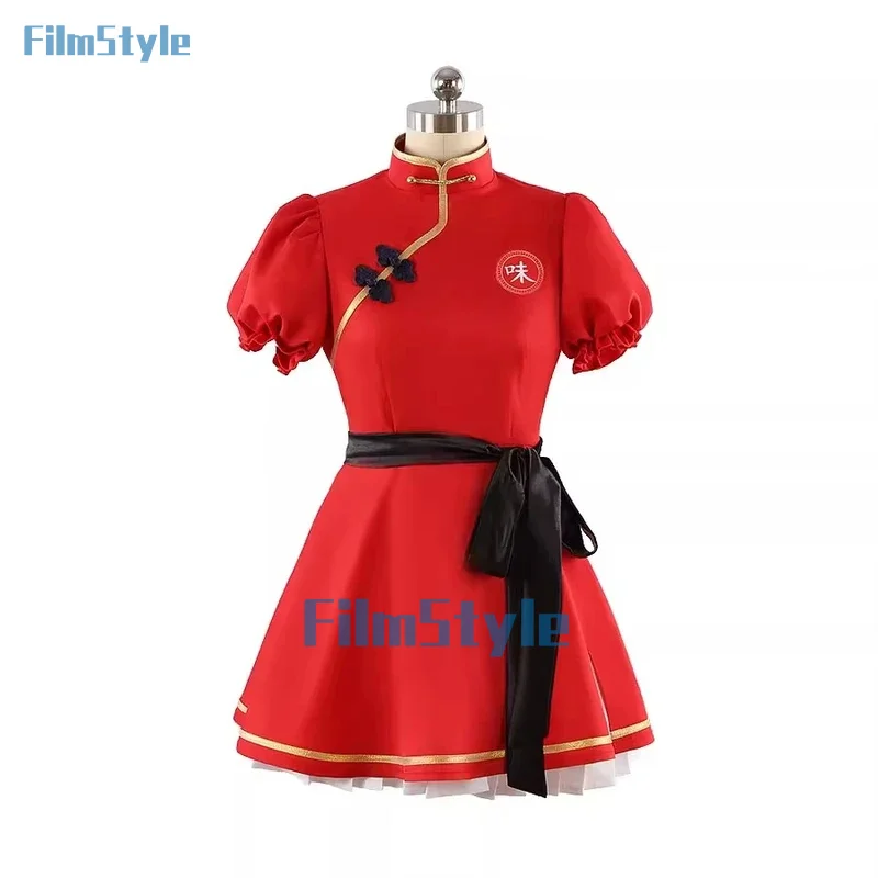 FilmStyle Blue Archive Rumi ShanHaiJing Game Suit Lovely Dress Chinese Uniform Cosplay Costume Halloween Party Role Play Outfit