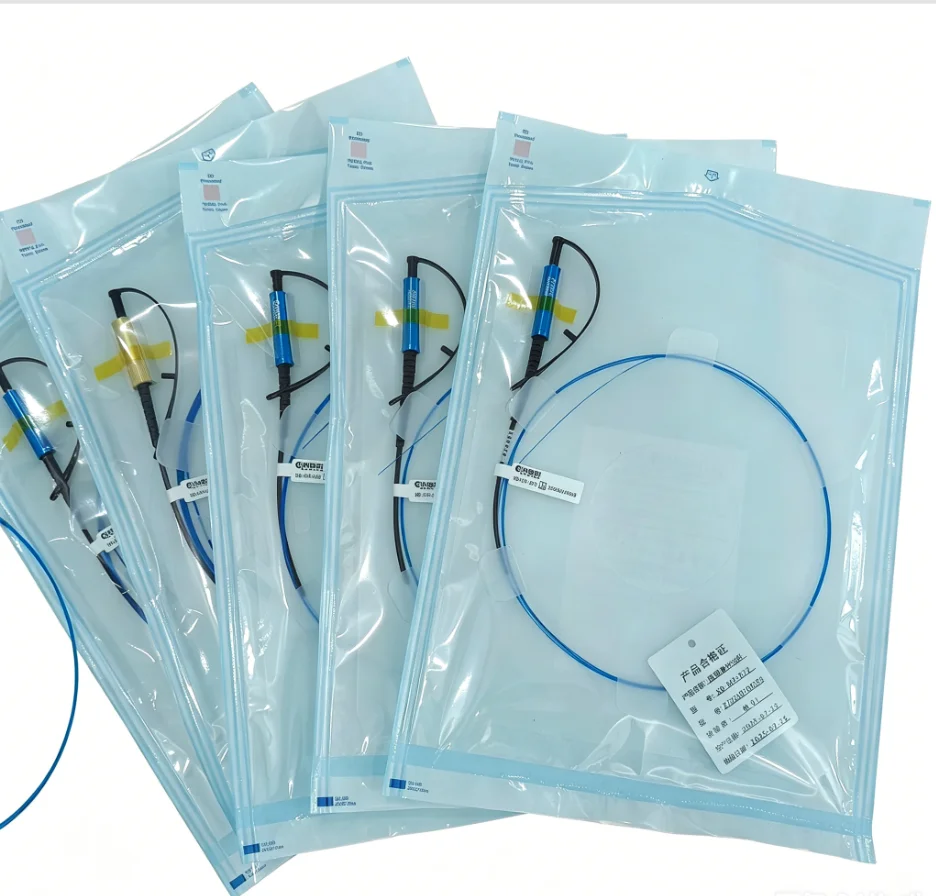 High Flexibility Fused Silica Laser Optical Fiber for Kidney Stone Lithotripsy Treatment
