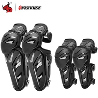 Juego de codo y rodilla para motocicleta, juego de 4 piezas, protección contra impactos resistente, correas ajustables, certificado CE, ajuste Universal para conductores