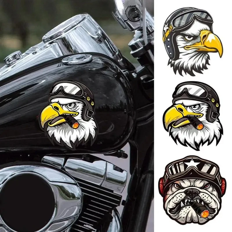 

Vintage Motorcycle Decals - Waterproof Vinyl Car Stickers for Exterior/Interior - Retro American Style Auto Decor