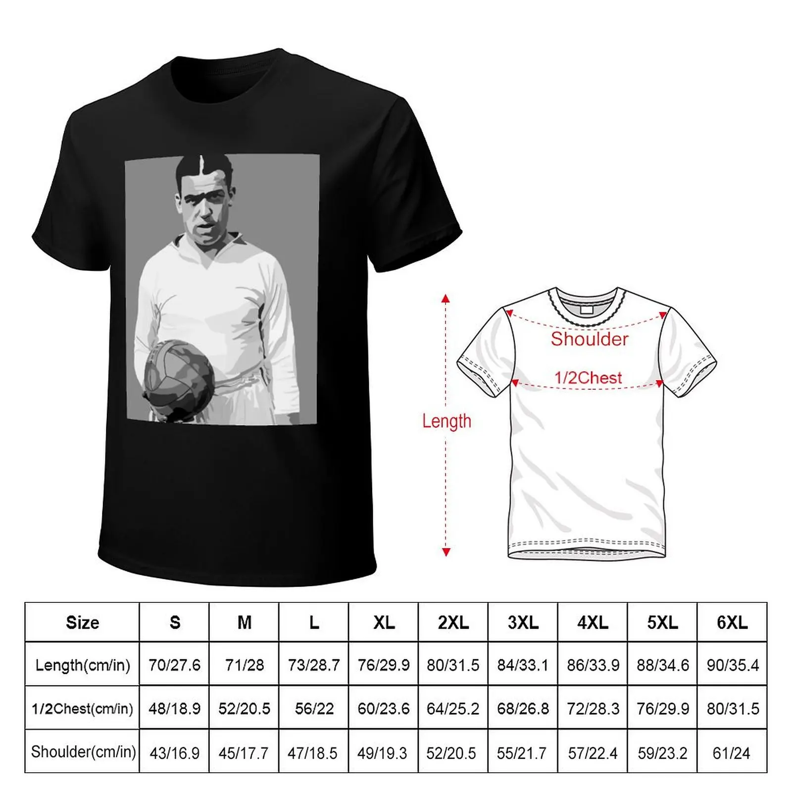 Dixie Dean Digital Art T-Shirt Mechanic Work Tee Shirt
