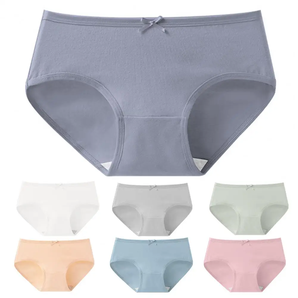 High Skin-friendly Panties Women Cotton Underwear Comfortable Women's Cotton Thongs Set Hygienic Ladies Underpants