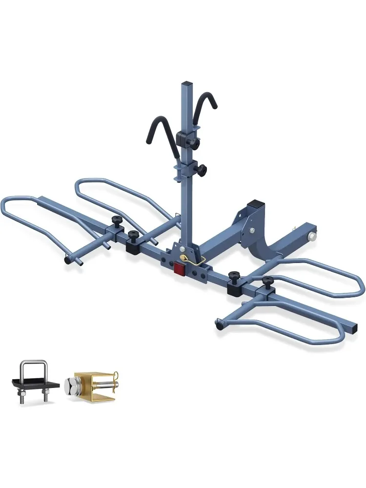 

Умная наклонная стойка для сцепления с 2 велосипедами — складная, универсальная, подходит для стандартных и толстых шин, поддерживает до 180 фунтов.