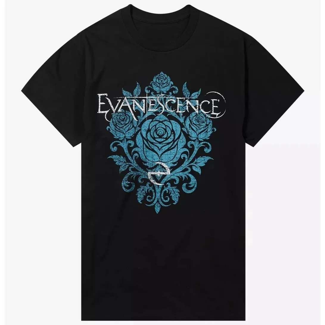 Sanctuary Album Cover Evanescence Band T-Shirt Cotton Graphic Tee Men Women Summer Streetwear
