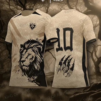 2024 New Arriavl Summer Special Lion Totem Number 10 Design Football Jersey For Adult Soccer T-Shirts