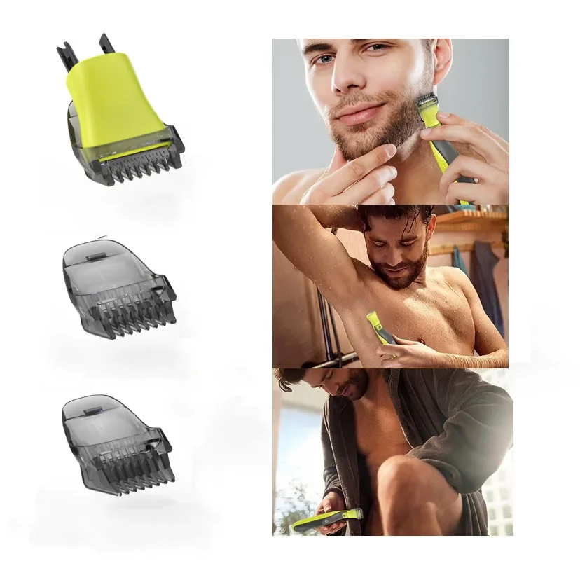 Shaver Replacement Heads for Philips One Blade QP2520 QP2630 QP2834 QP6510 QP6520 Beard Trimmer 3 Length Adjustable Kit view 5