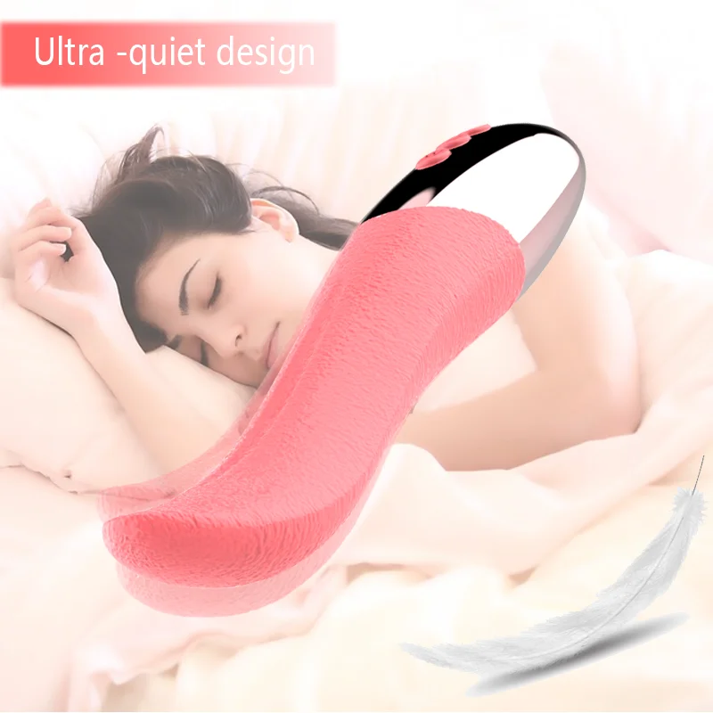 هزاز اللسان للإناث لعق اللسان البظر G-بقعة محفز عن طريق الفم الجنس الاستمناء المهبلي ألعاب الجنس للنساء #2