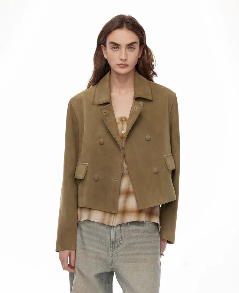 

Bomber Jackets Womens Jacket Brown Demi-Season Polyester Mesh Splicing Cuffed Fitness Sporty Activewears Breathable Lightweight