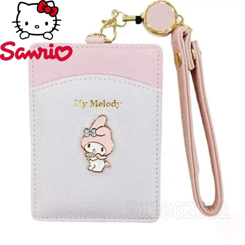  New Hanging Rope Card Holder Luxury Brand Fashion Trend Women's Cartoon Cute ID Card Holder High-quality ID Card Holder