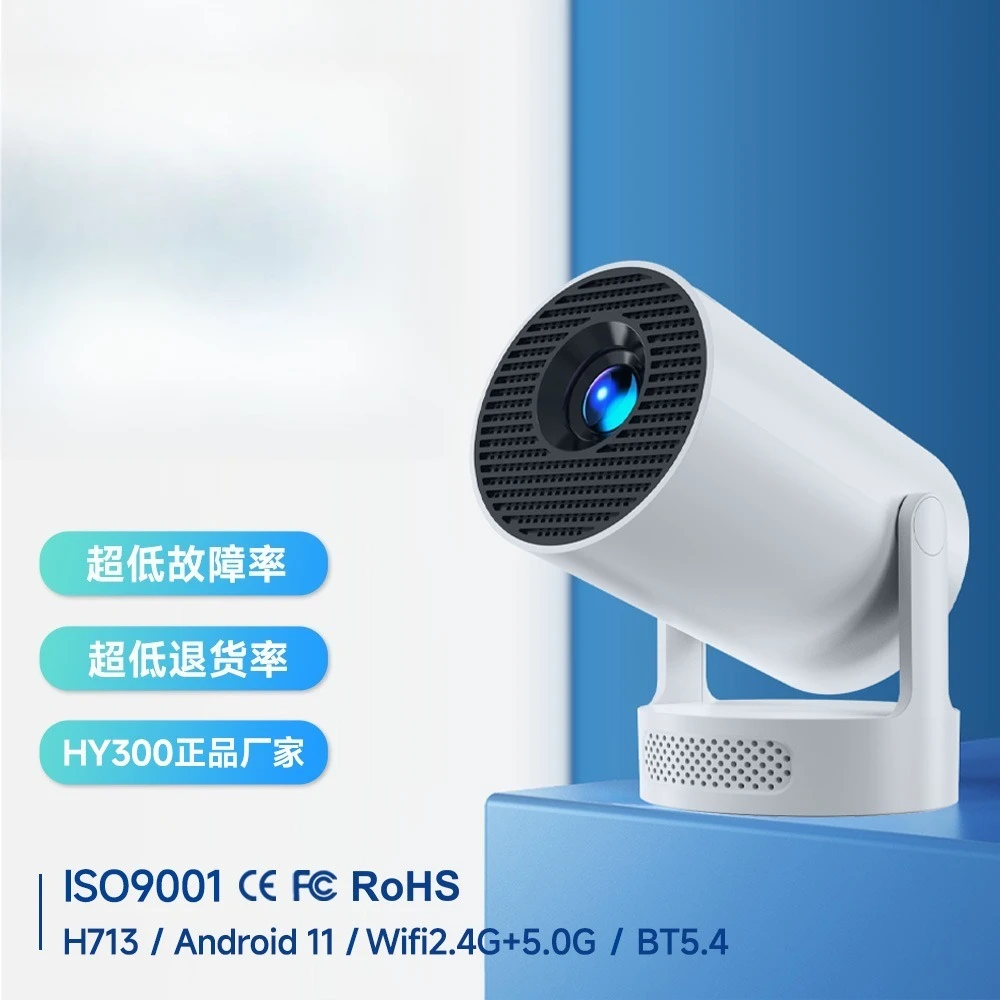 

Мини-проектор Wimius L1, поддержка 1080P, 300 ANSI, Android 11, Wi-Fi, Bluetooth-проектор, портативный домашний проектор с авто Keystone