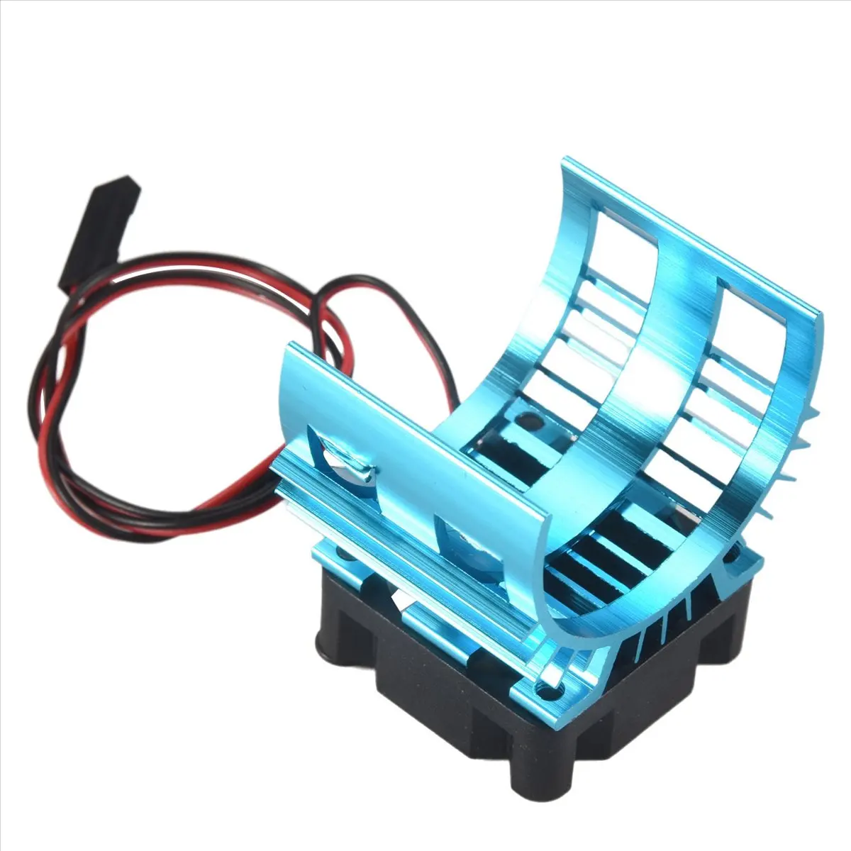 newA10R Motor Heatsink Cover+Cooling Fan for A959-B 144001 124019 1/8 1/10 RC Car 540 550 3650 Size Motor Heat Sink