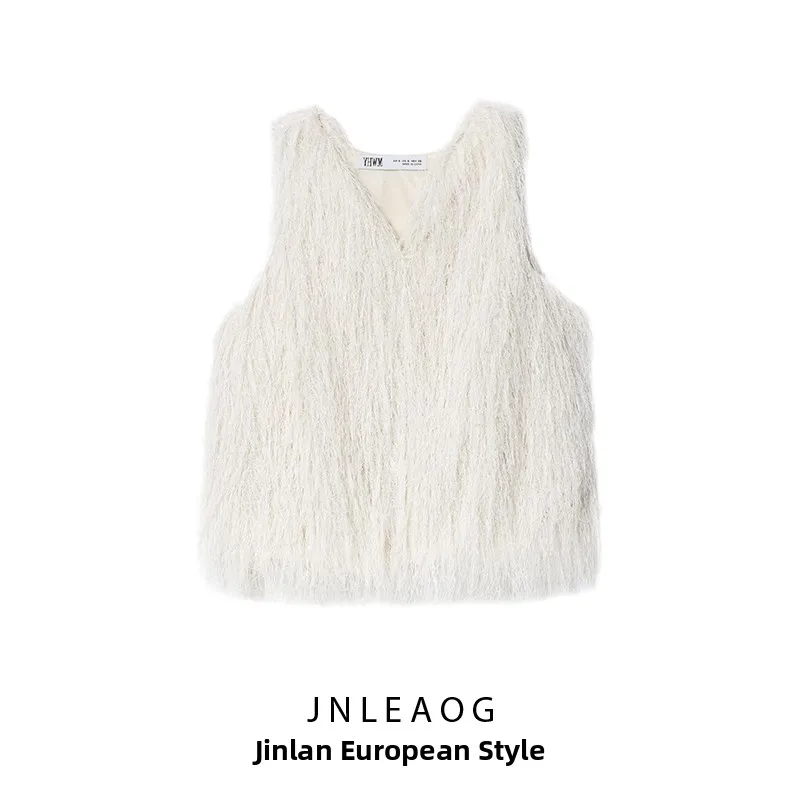 

Faionable Tassel Trim ort Women's Jaet Autumn New Sle Polyester Fiber Ladies Coat Casual Loose Fit Polyester 00%