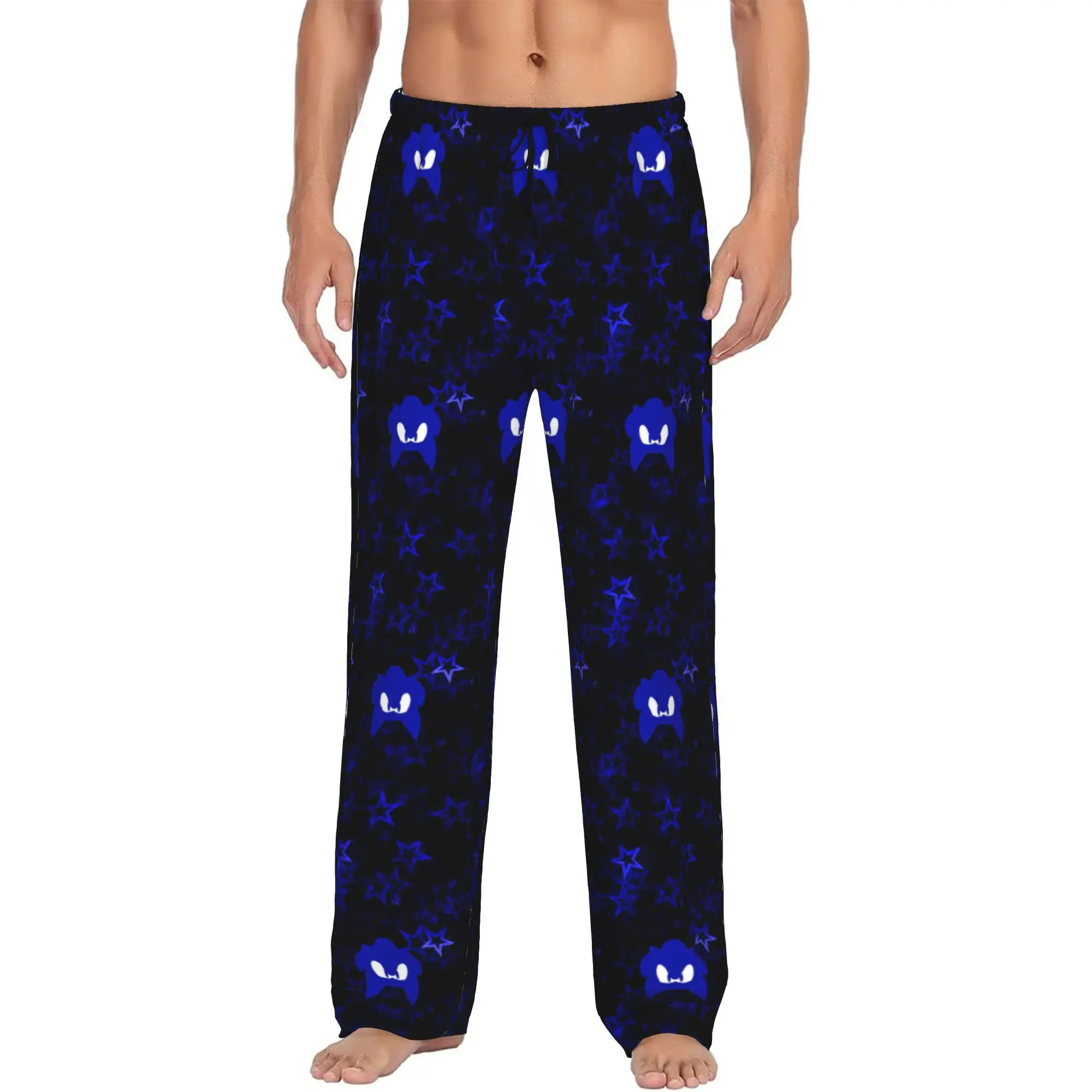 

Custom Printed Shadow The Hedgehogs Pajama Pants Men's Sleep Sleepwear Bottoms with Pockets