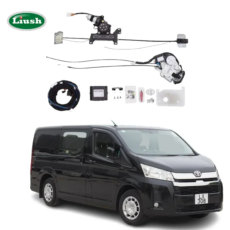 Van Bus Electric Middle Car Door For Toyota Granvia Majesty Automatic Power Sliding Door Drive System Kits For Toyota HiAce H300