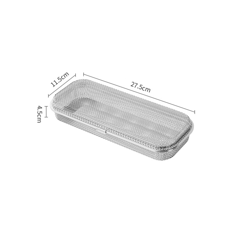 الفولاذ المقاوم للصدأ غسالة صحون سلة غسالة صحون سلة التخزين عود حامل 27.5*11.2*7 سنتيمتر ؛ 27.5*11.5*4.5 سنتيمتر اكسسوارات المطبخ #6
