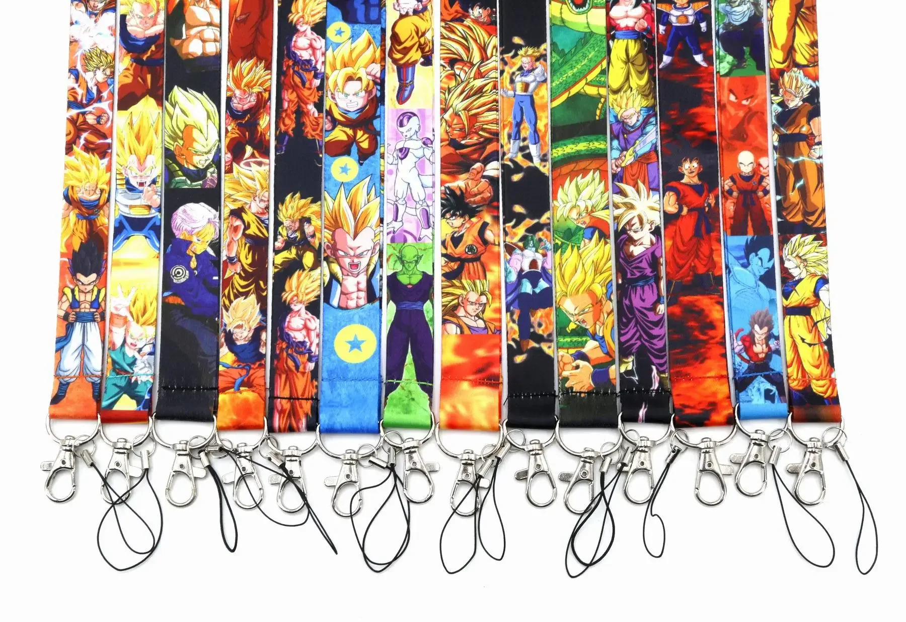 Dragon Ball Z Goku Lanyard Child Women Men Mobile Phone Keychain Lanyards Vegeta Cute Charm Strap Anime Neck Straps Accessories view 5