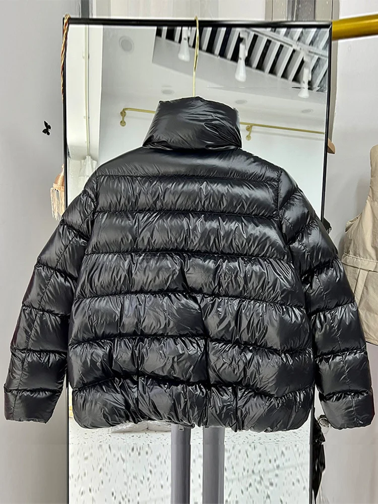 

Puffer White 2023 Jacket 90% Women Winter Duck Down Loose Warm Coat Female Thick Outwear Casual Short Waterproof Parka