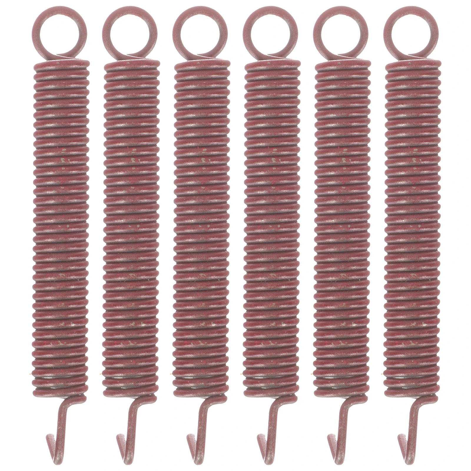 

6 Pcs Bridge Tremolo System Vibrato Spring Electric Guitar Arm Springs Red Metal