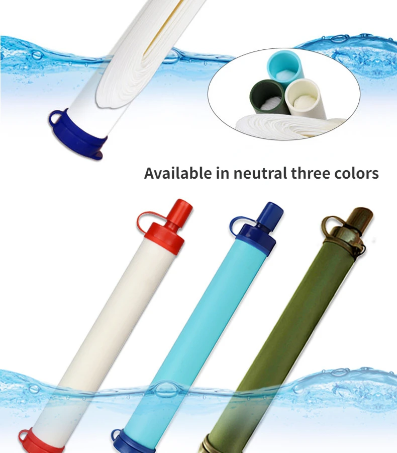 Supply of Membrane Outdoor Water Purifiers Ultrafiltration Water Purification Straws Outdoor Portable Water Purification Tools